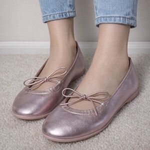 No Boundaries Pink Ballet Flats